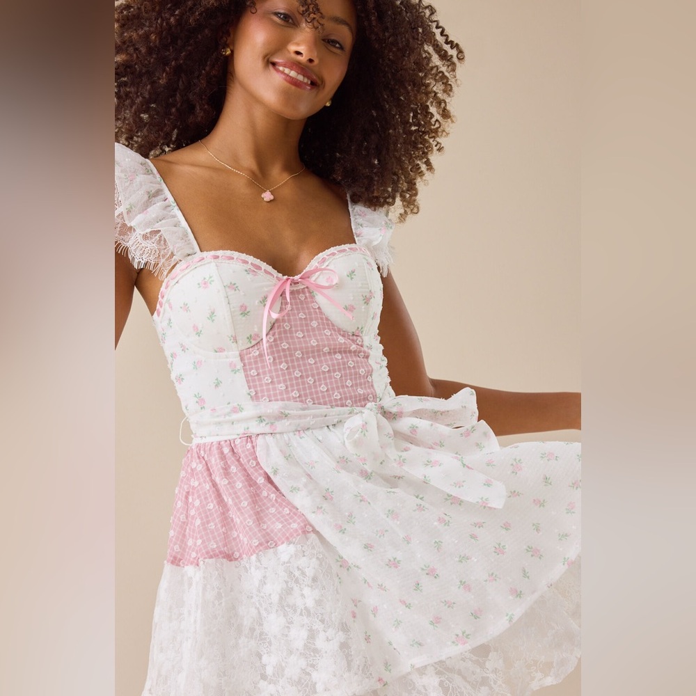 Altar’d State Annaliese Floral Mini Dress